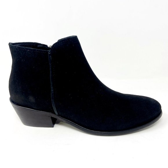 Thursday Boot Co Shoes - Thursday Boot Co Womens Black Suede Downtown Handcrafted Bootie